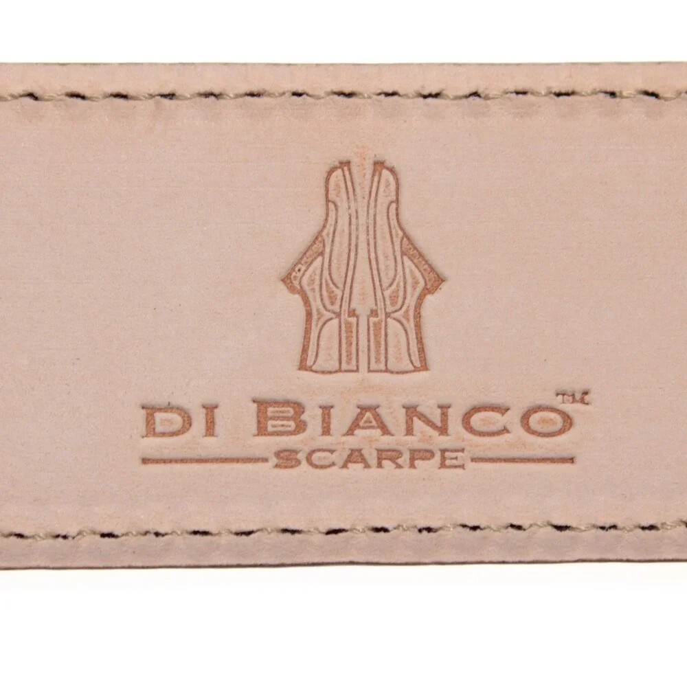Di Bianco NWT Cut to Size Dress Belt In Solid Brown Leather One Size